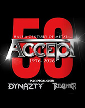 ACCEPT - 50th Anniversary Tour 2026
